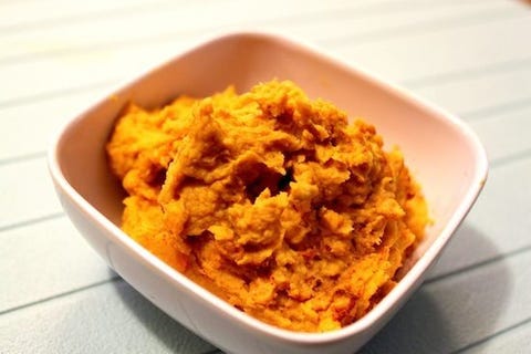 sweet potato, hummus