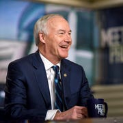 Meet the Press - Season 72 meet the press pictured l r governor asa hutchinson r ak appears on "meet the press" in washington, dc, sunday, feb 24, 2019 photo by william b plowmannbcnbc newswirenbcuniversal via getty images