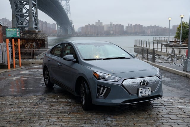 hyundai ioniq electric car new york city