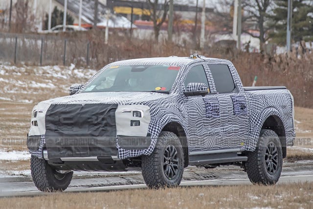 2023 Ford Ranger Raptor espionné