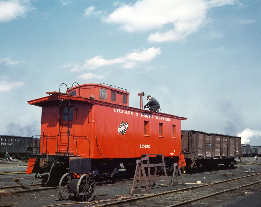 This Family Turned an Old Train Caboose Into an Airbnb (There's Even a Queen Bedroom and a Deck!)