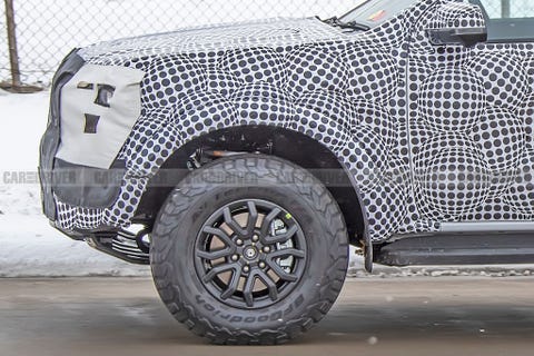 2023 Ford Ranger Raptor espionné