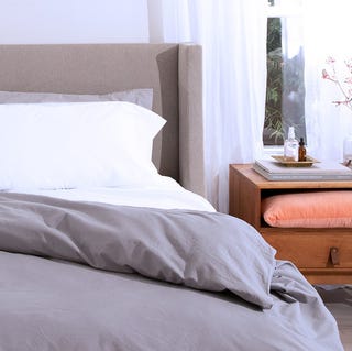 bed with sideboard