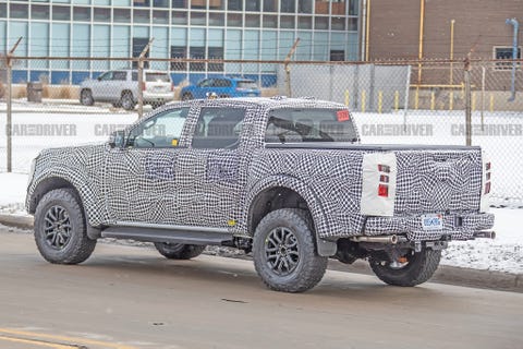 2023 Ford Ranger Raptor espionné