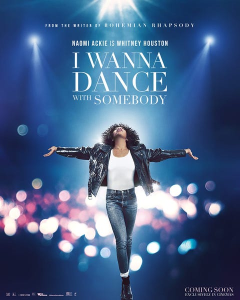 i wanna dance with somebody poster