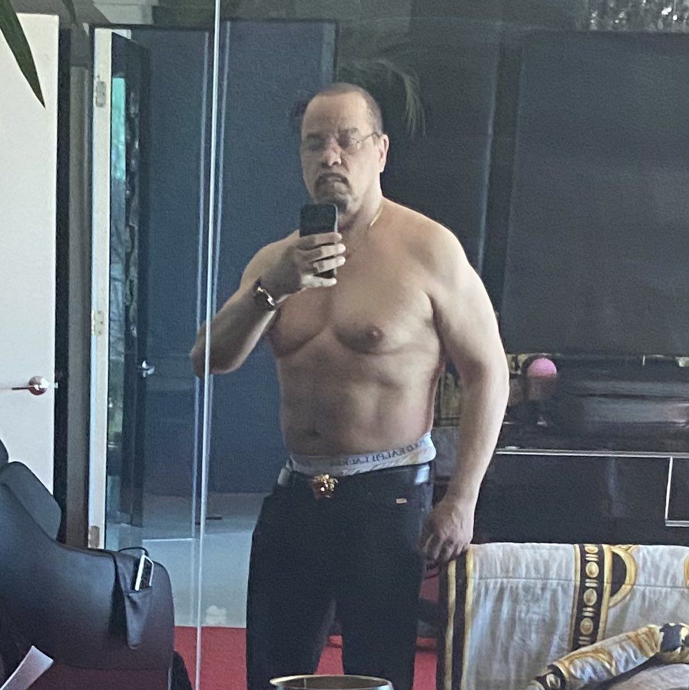 Ice-T, 64, Looks Jacked in a New Shirtless Selfie