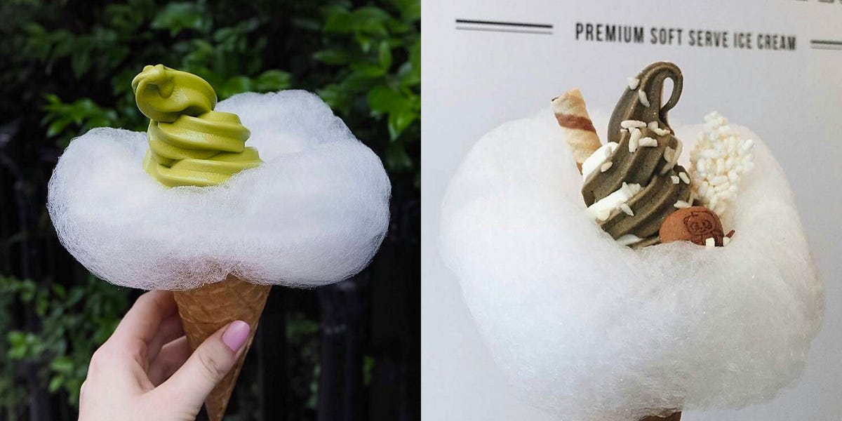 Cotton Candy Ice Cream Cones Are The Dreamy Dessert Taking Over Instagram