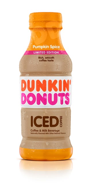 Dunkin Donuts Releases Pumpkin Spice Bottled Iced Coffee Dunkin Donuts Releases Pumpkin Spice Bottled Iced Coffee