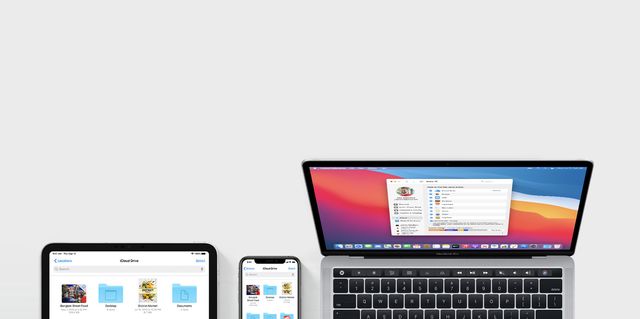 icloud on ipad, iphone, and macbook