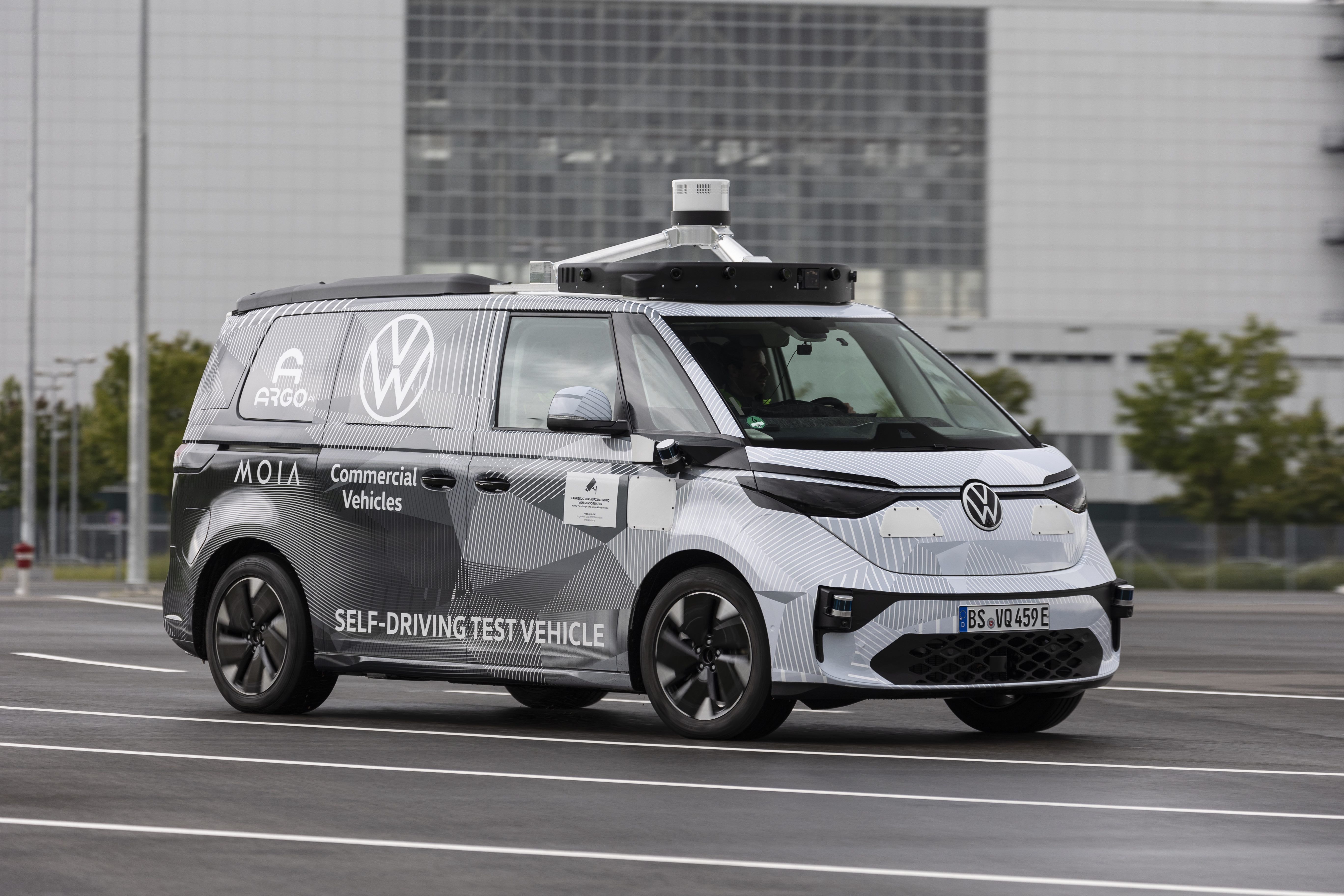 VW Autonomous Prototype Gives at Production Van