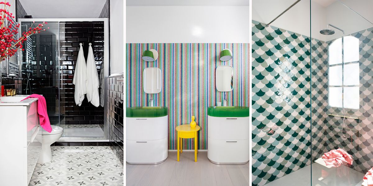 autor Toro enlace Ideas con azulejos para decorar el cuarto de baño con estilo