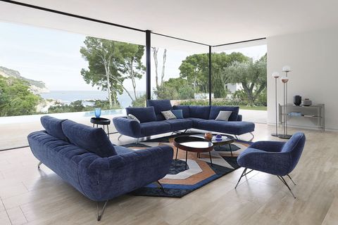 Un sofá de - Ideas de decoración para salones