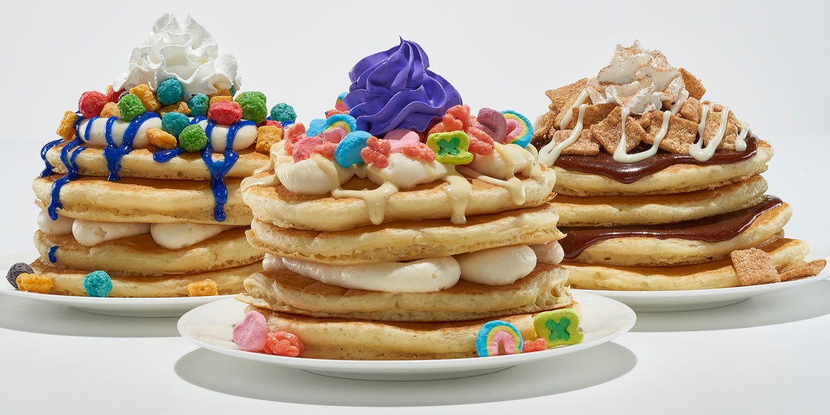 IHOP Has New Cereal Pancakes, and There’s a Cinnamon Toast Crunch Stack