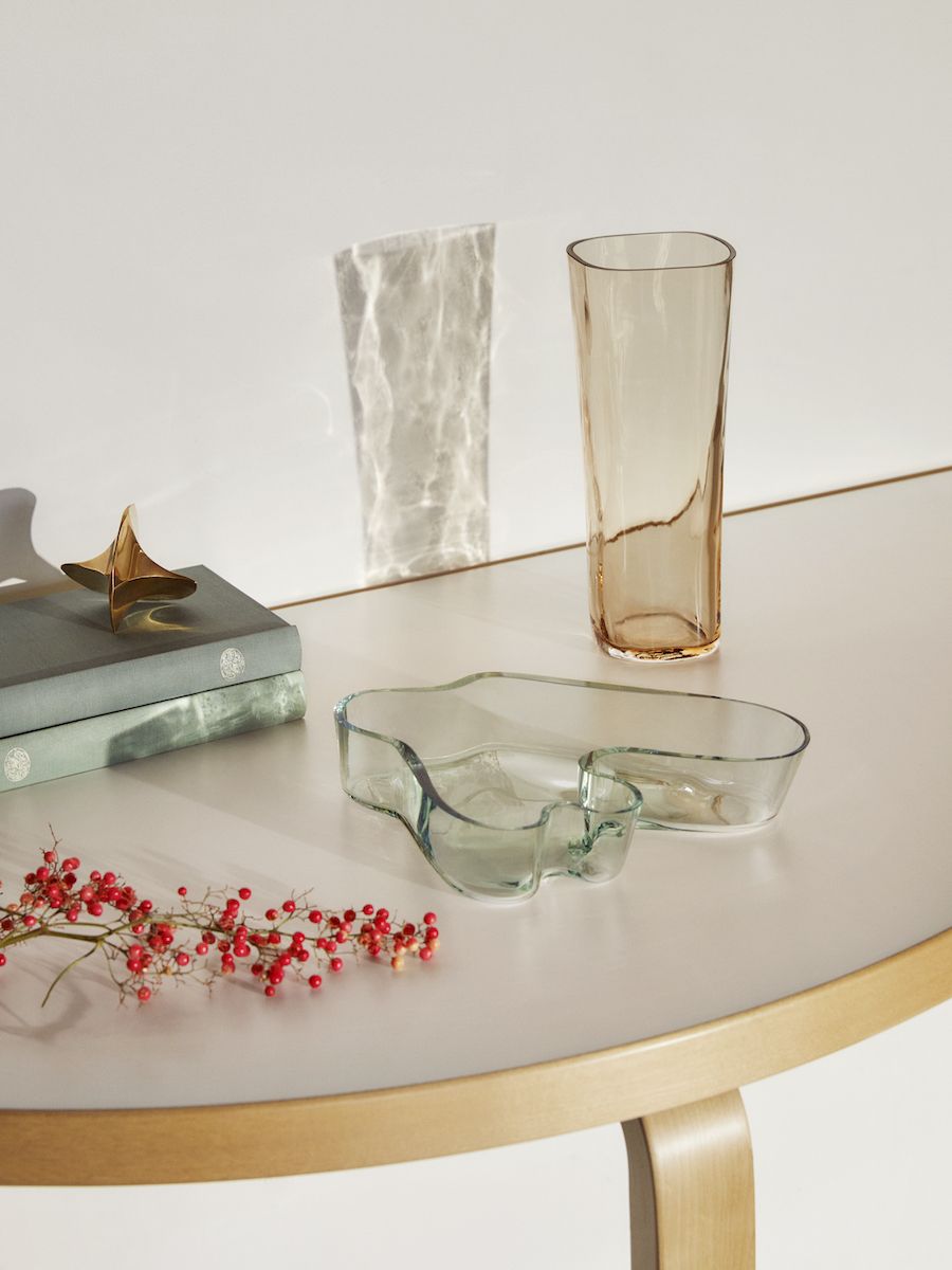 iittala Aalto Vase 160mm アメジスト イッタラ アアルト - インテリア小物