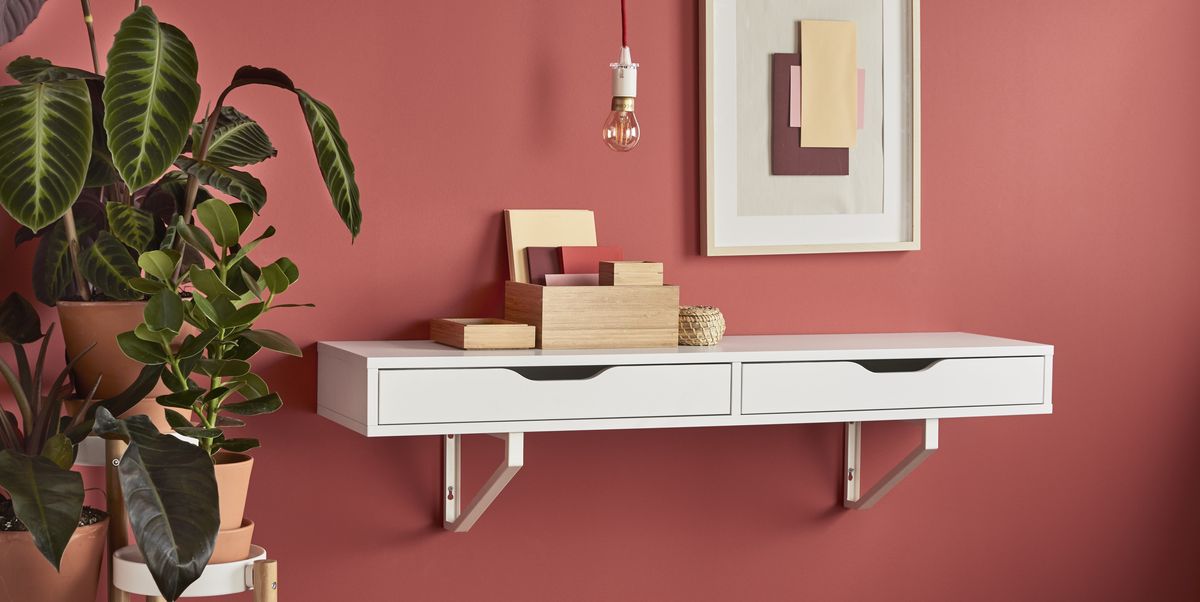 Ikea Shows How To Turn Drawer Into Dressing Table - Wall Mounted Desk Ikea Uk