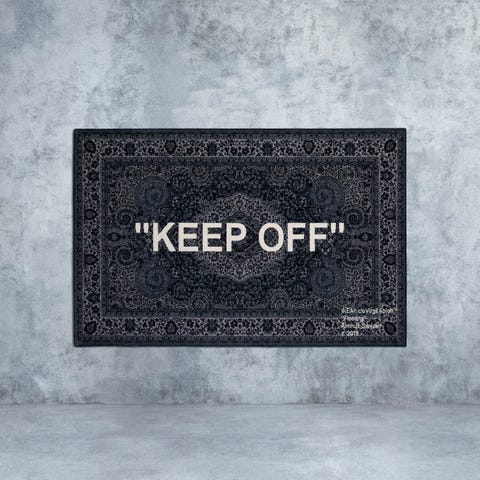 Ikea's £400 Virgil Abloh 'KEEP OFF' Rug Sold Out In 5 Minutes