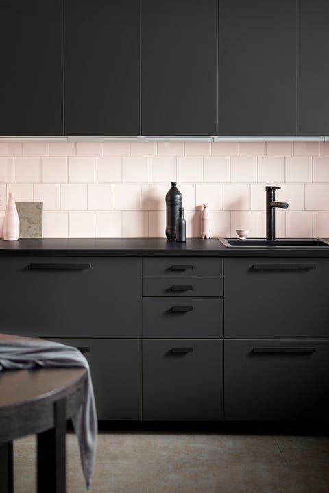 Black kitchen, Ikea Black kitchen, Ikea