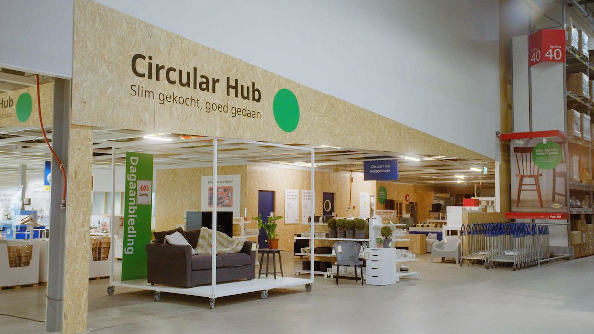 IKEA Circular Hub: IKEA verkoopt duurzaam meubels