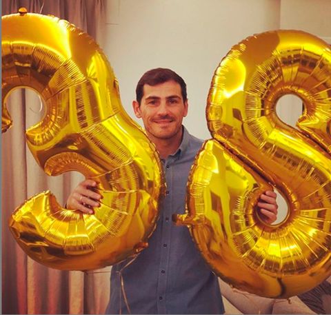 Iker Casillas 38 cumpleaños