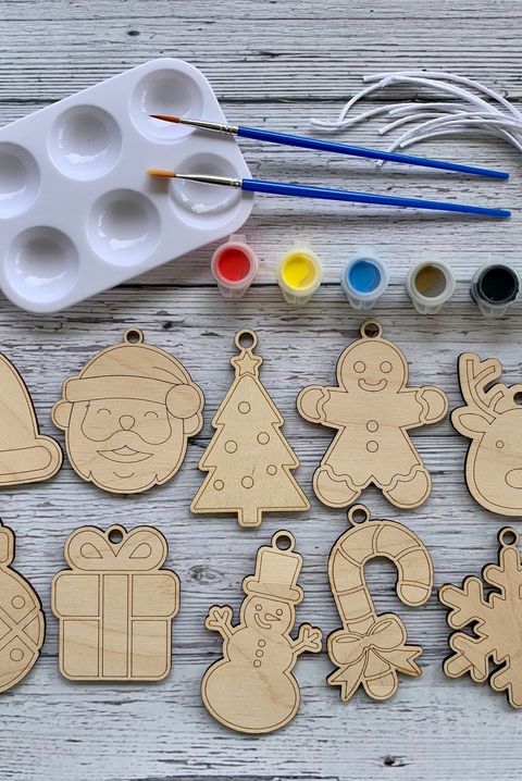 wood ornaments you can paint