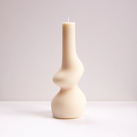 gravity sculptural natural soy candle, £48, extraandordinaryshop at etsy