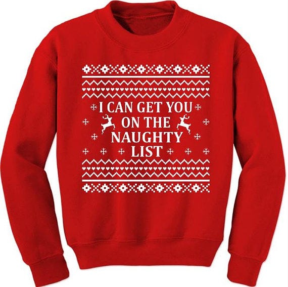 17 Naughty Christmas Sweaters Inappropriate (But Funny!) Ugly