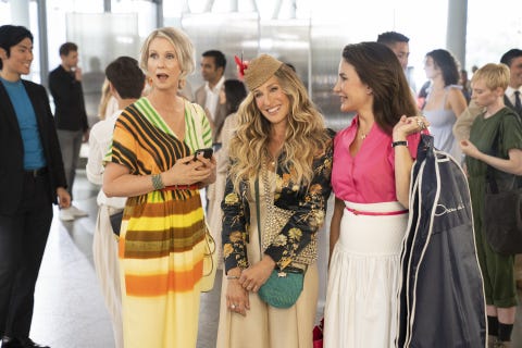 the cast of and just like that