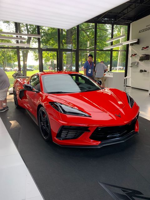 2020 Chevy Corvette C8 Drew Attention At The Concours Of America