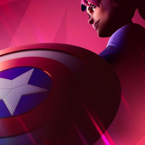 Captain america, Superhero, Fictional character, Graphic design, Graphics, Magenta, 