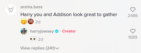 harry jowsey addison rae