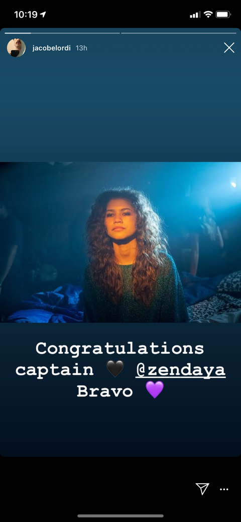 jacob elordi feliciteerde zendaya met haar emmy win