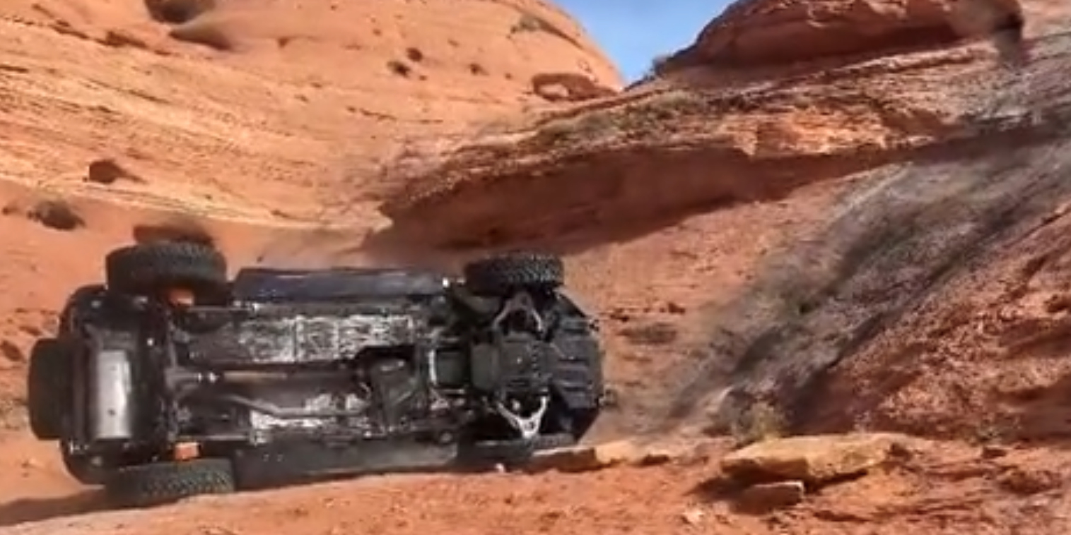 Here's What Happens When Rock Climbing in a New Bronco Goes Wrong