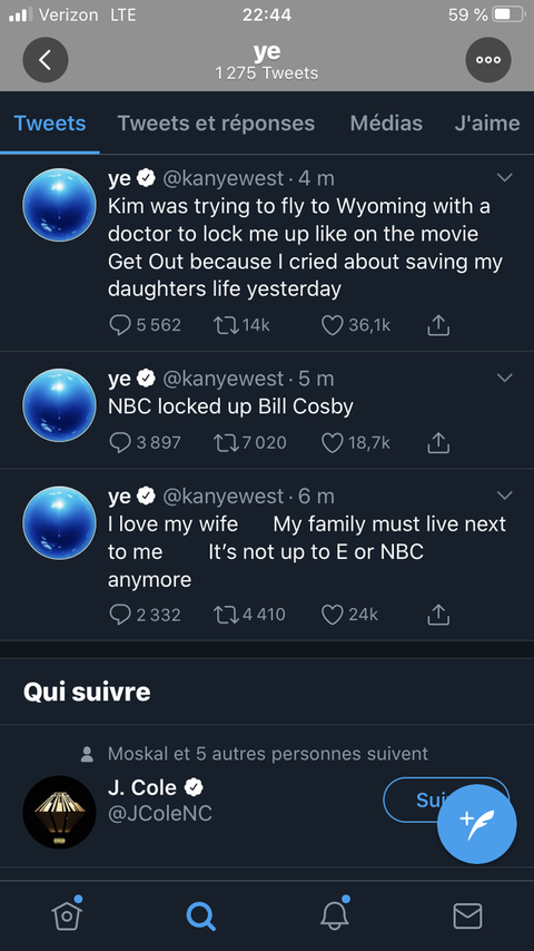 kanye west's tweets before they were deleted