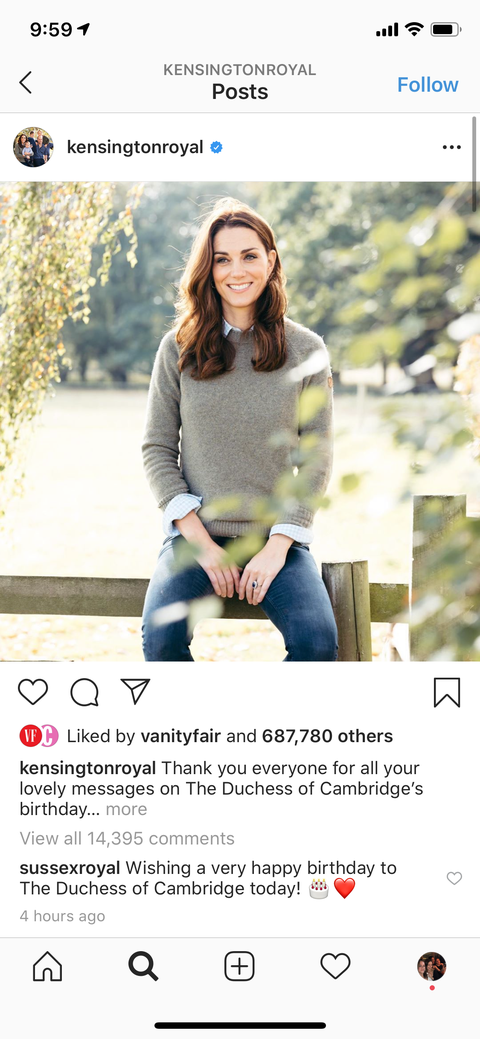 Royal Family Wishes Kate Middleton A Happy 38th Birthday On Instagram