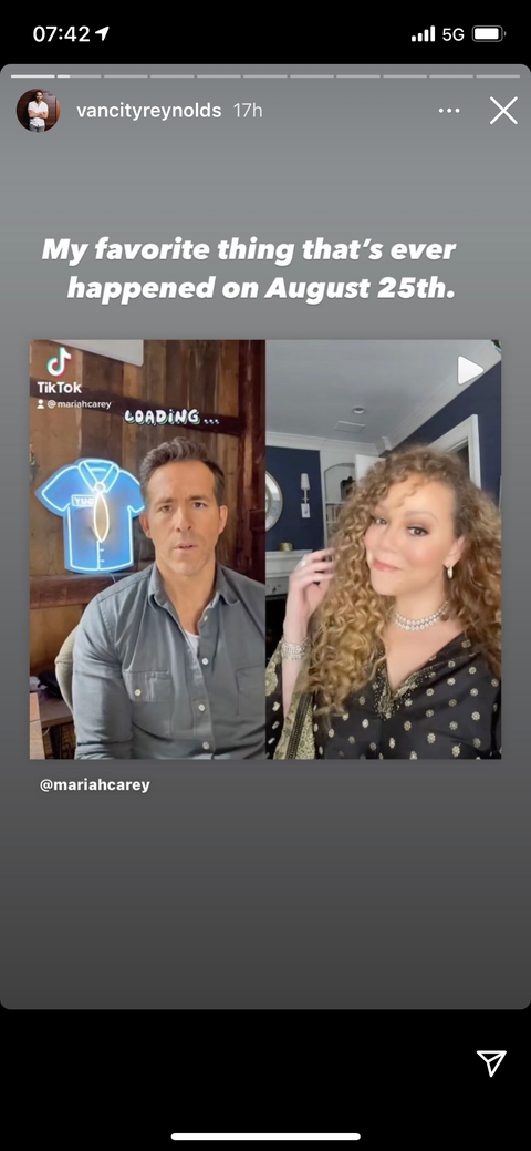 Ryan Reynolds and Mariah Carey ryan reynolds and mariah carey