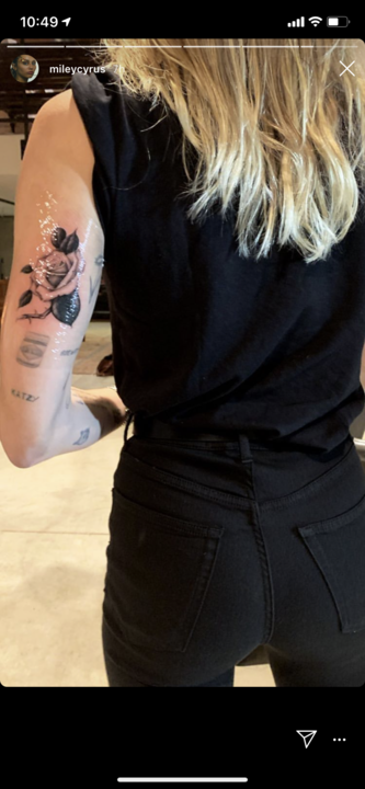 All Of Miley Cyrus Tattoos Miley Cyrus Tattoos And Their Meaning