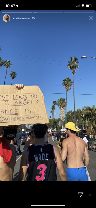 Bryce Hall And Addison Rae Were Spotted At A Black Lives Matter Protest Together Bryce Hall And Addison Rae Were Spotted At A Black Lives Matter Protest Together