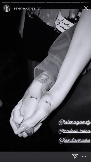 Image result for julia michaels and selena gomez tattoo