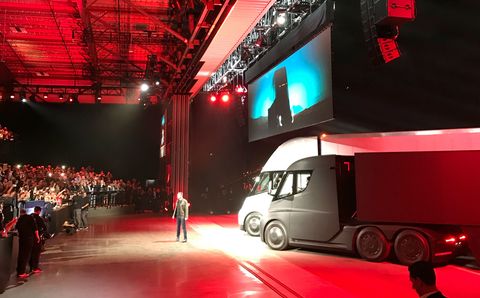 The Tesla Semi Is An Electrified Monster
