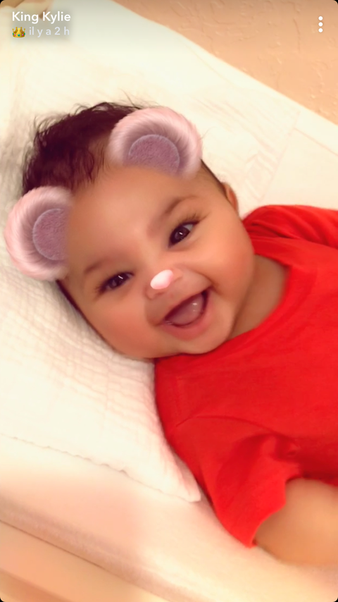 Kylie Jenner Shares Baby Stormi Webster Smiling Video - Kylie Baby ...