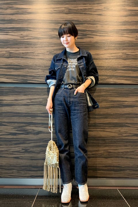 おしゃれな人は ゆるデニム に夢中 デニム美人10名が選んだ最愛デニム コーデ ファッション Elle エル デジタル おしゃれな人は ゆるデニム に夢中 デニム美人10名が選んだ最愛デニム コーデ ファッション Elle エル デジタル
