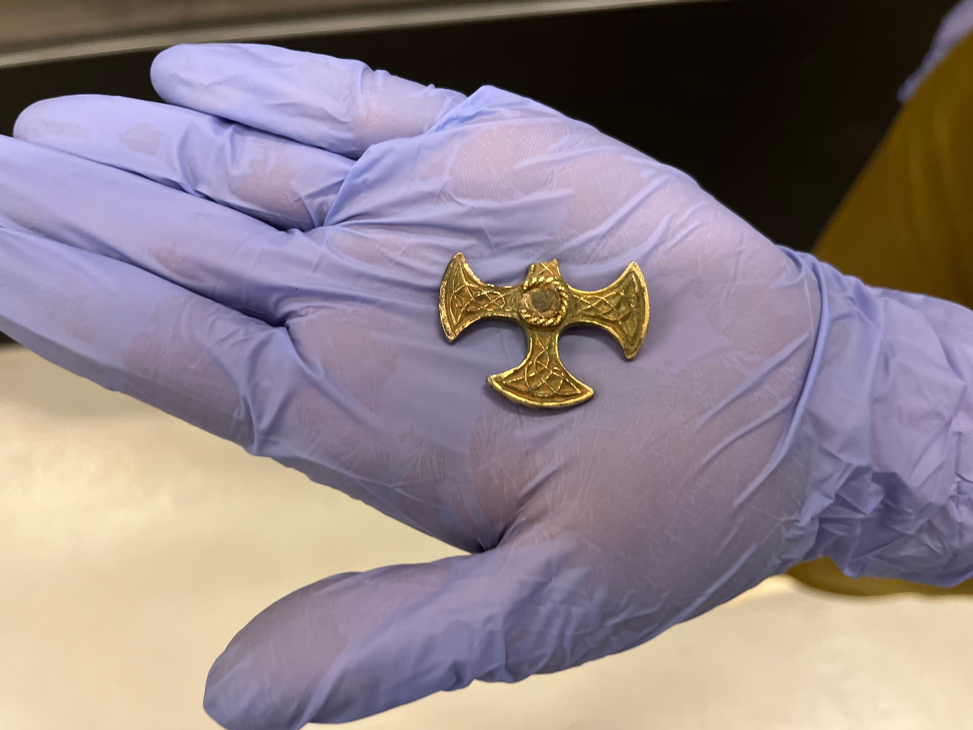 A Metal Detectorist Found a 1,200-Year-Old Cross Pendant in a Field. Its Details Are Astonishing.