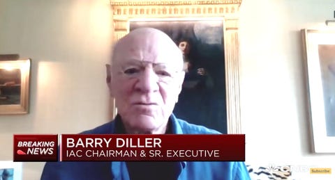 barry diller video call