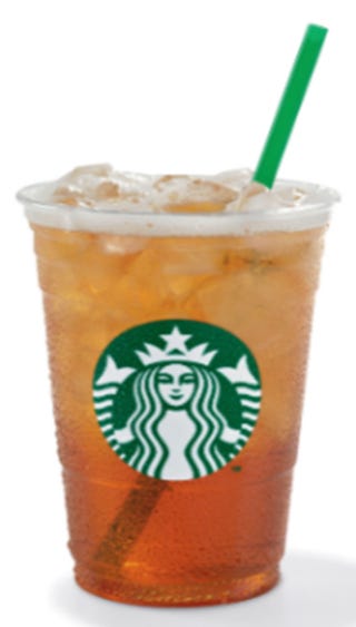 Iced coffee from starbucks