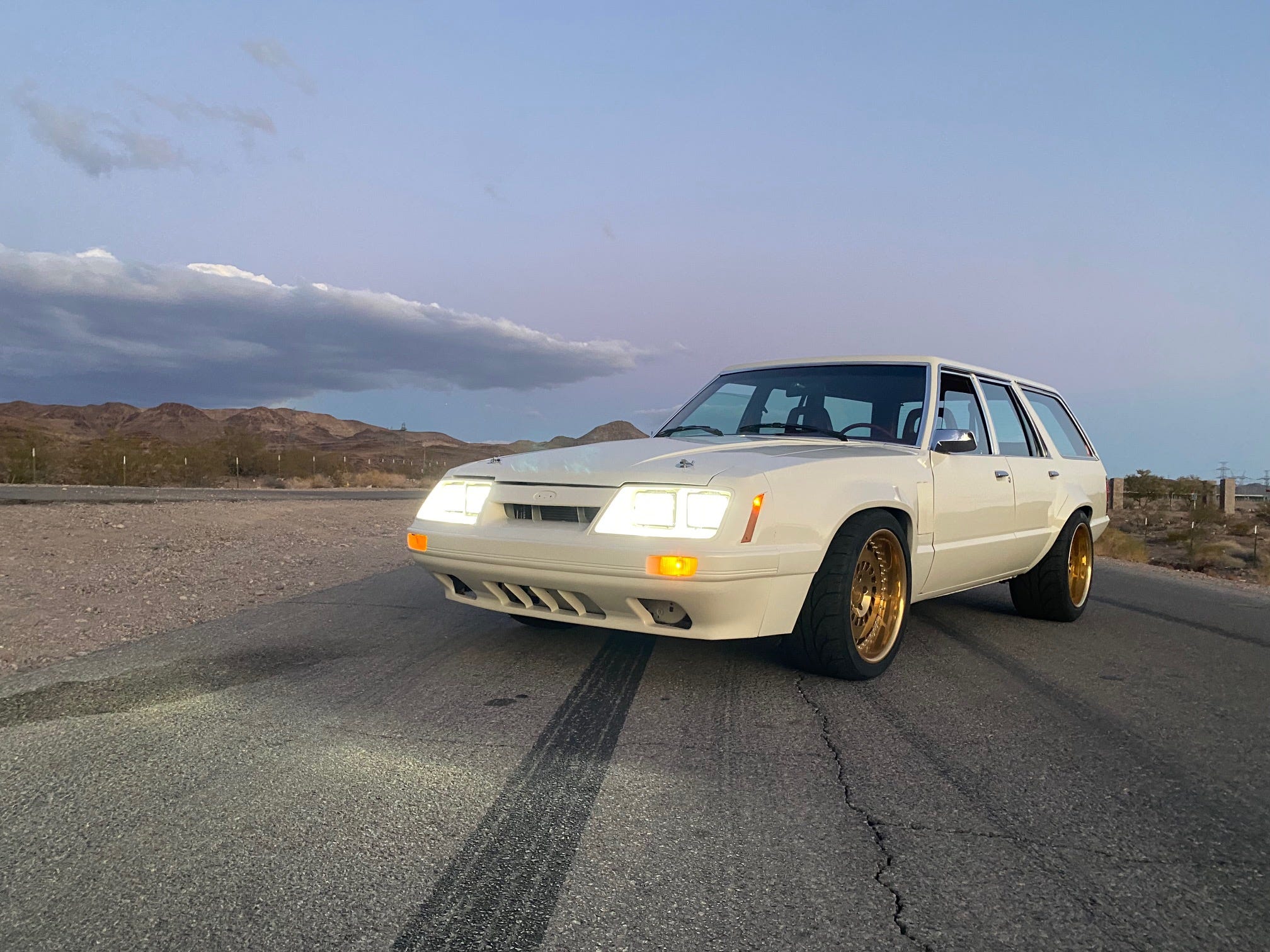 Dax Shepard Turned a Fox-Body Wagon into a Coyote-Powered Beast