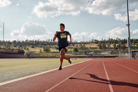 Esportes, a corrida, o Atleta, Atletismo, Sprint, o Lazer, a recreação ao ar livre, esportes Individuais, o Céu, o atletismo,