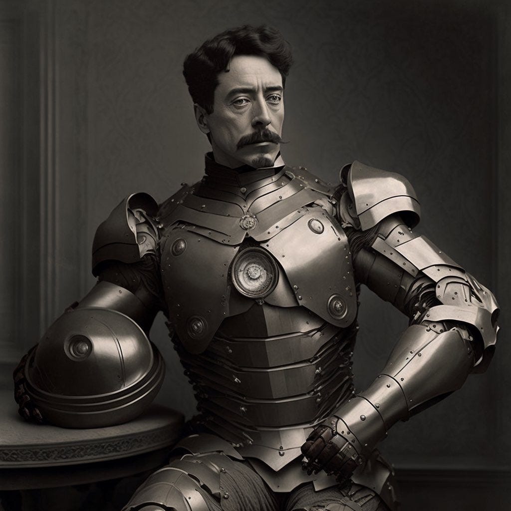 What would superheroes be like in the 19th century: Captain America, Iron Man, Flash, Batman…