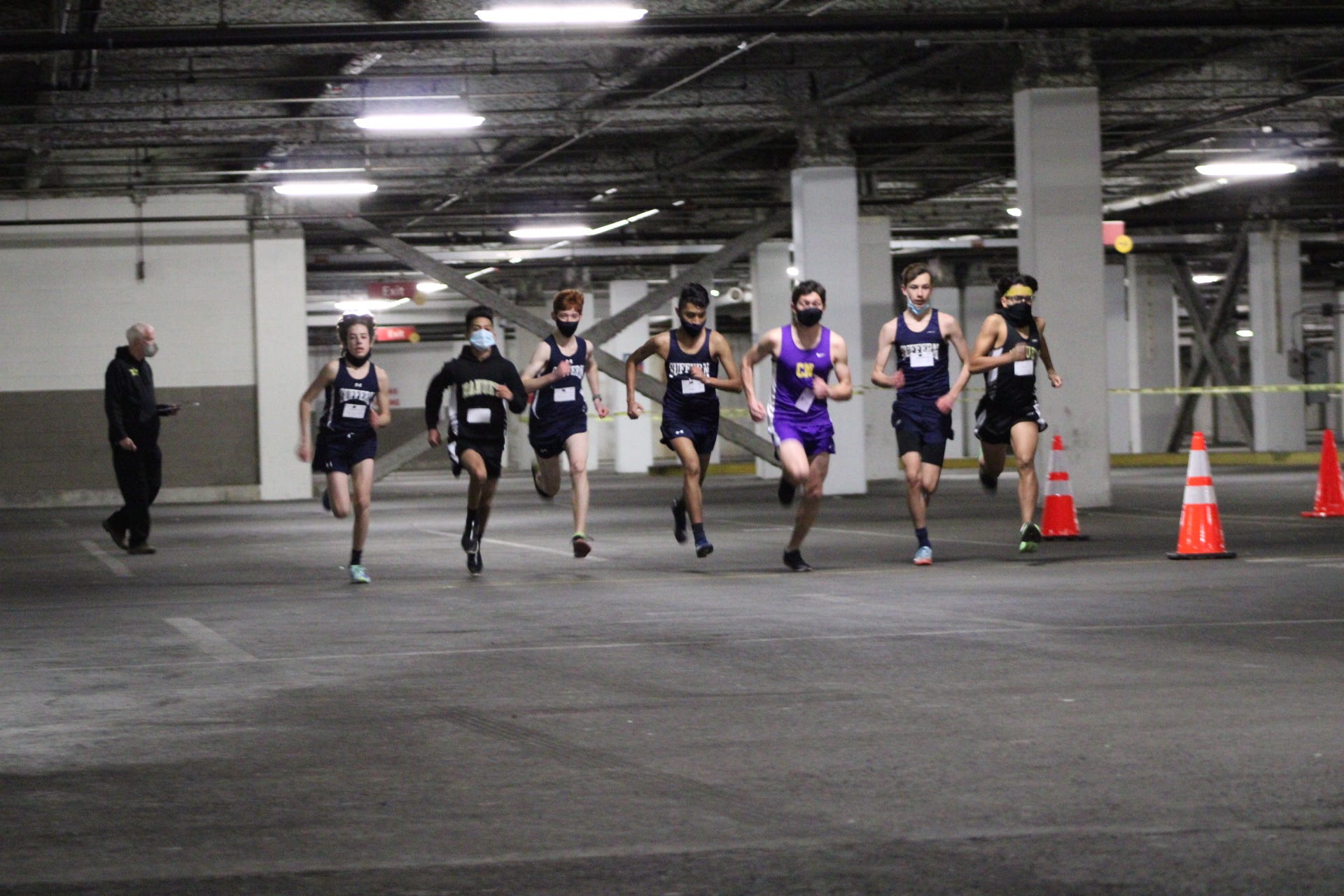 A New York High School Coach Organized a Track Meet in ... an Underground Parking Garage