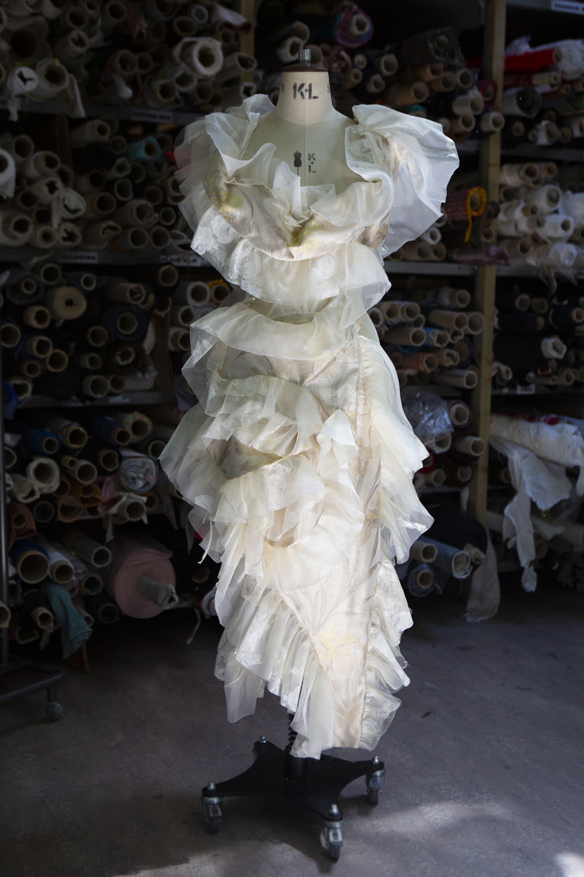 The Making Of Erin Wasson S Unconventional Upcycled Vivienne Westwood Wedding Dress