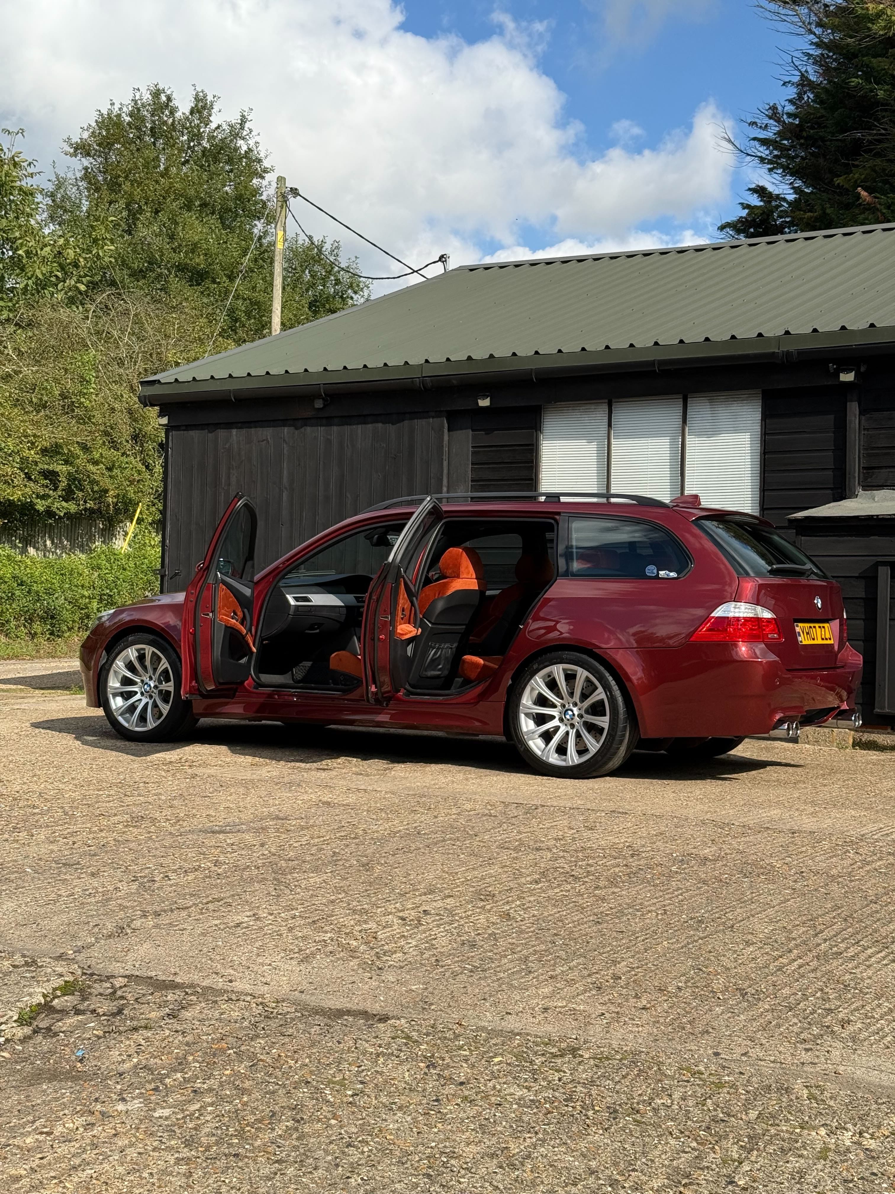 Chris Harris Put Corduroy Seats in His E61 M5 Wagon